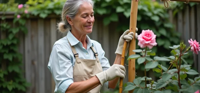 Comment redresser un rosier facilement : astuces pratiques pour un jardin éclatant Comment redresser un rosier facilement : astuces pratiques pour un jardin éclatant